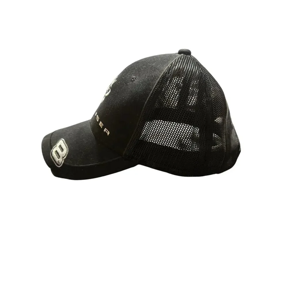 Dale Earnhardt Jr #8 Budweiser Chase Authentics Black Mesh Trucker NASCAR Cap